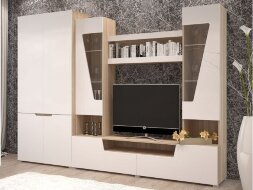 Шкаф 2х створчатый Анталия, белый