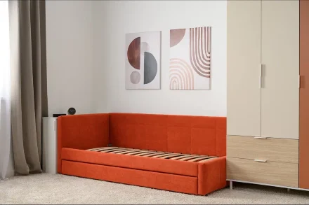 Кровать 90 Марвэл TERRA, велюр 