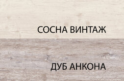Шкаф с витриной 1V1D1SL MONAKO 