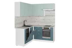 Кухонный гарнитур Асая мега прайм 2, 160х170 см (ПМ+СДШ)